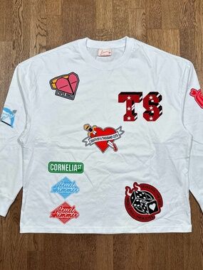 Taylor Swift Lover Album Oversized Long Sleeve T Shirt Unisex XL